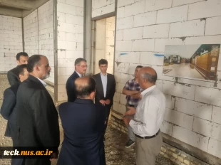 بازدید رئیس دانشگاه ملی مهارت از پروژه در حال ساخت آموزشکده دختران کاشان 5