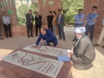 غبارروبی قبور شهدای گمنام دانشکده 3